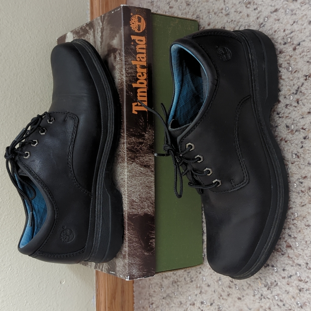 Timberland Mayne Oxford Black Smth Shoes Size 8.5